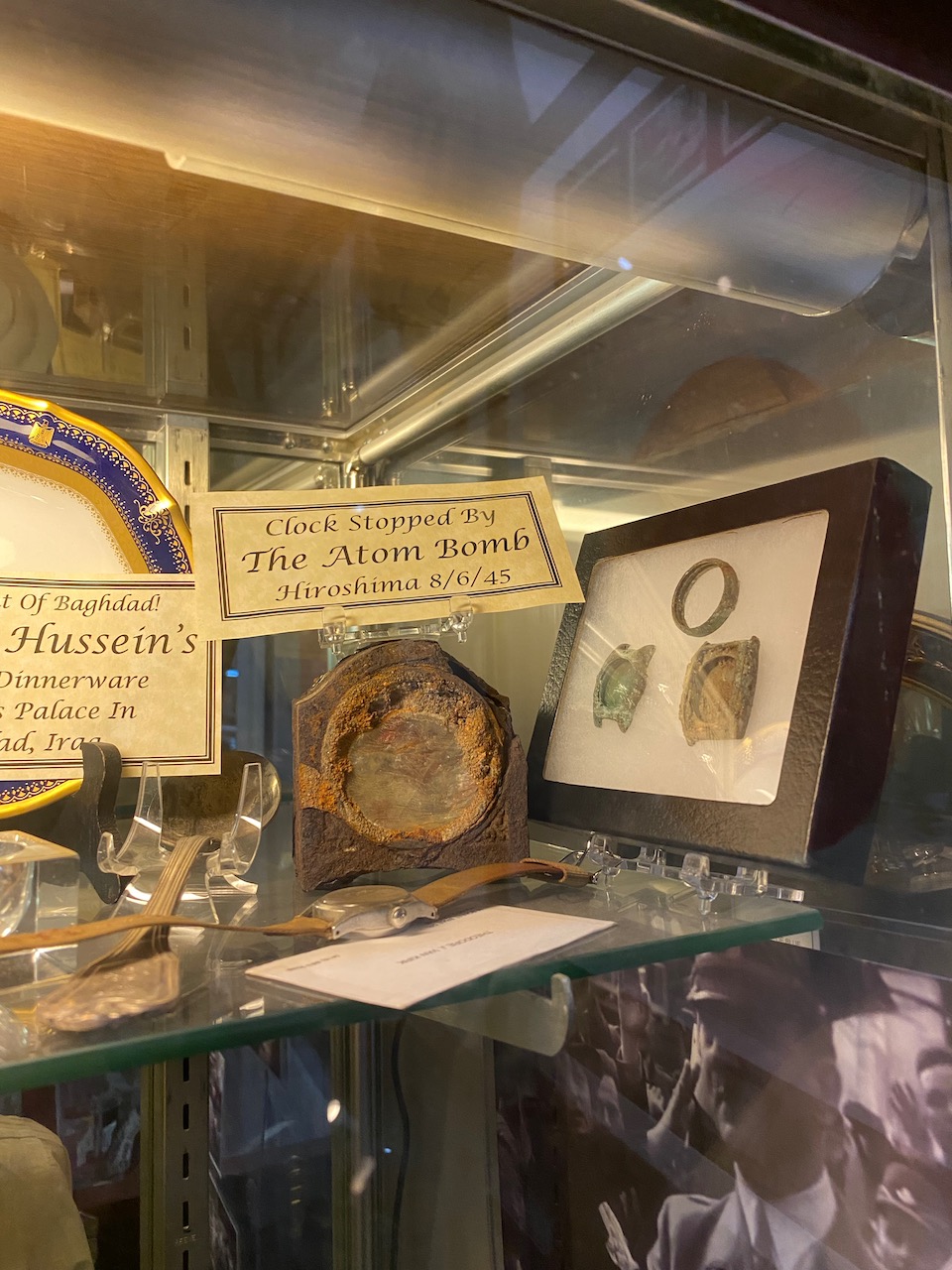 Gettysburg History Museum - clock from hiroshima