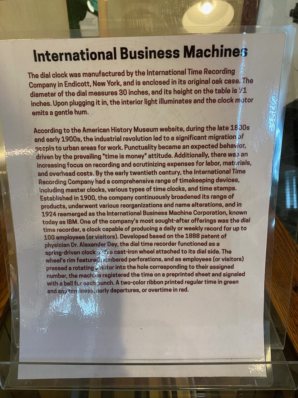 american precision museum - ibm time clock sign.jpeg